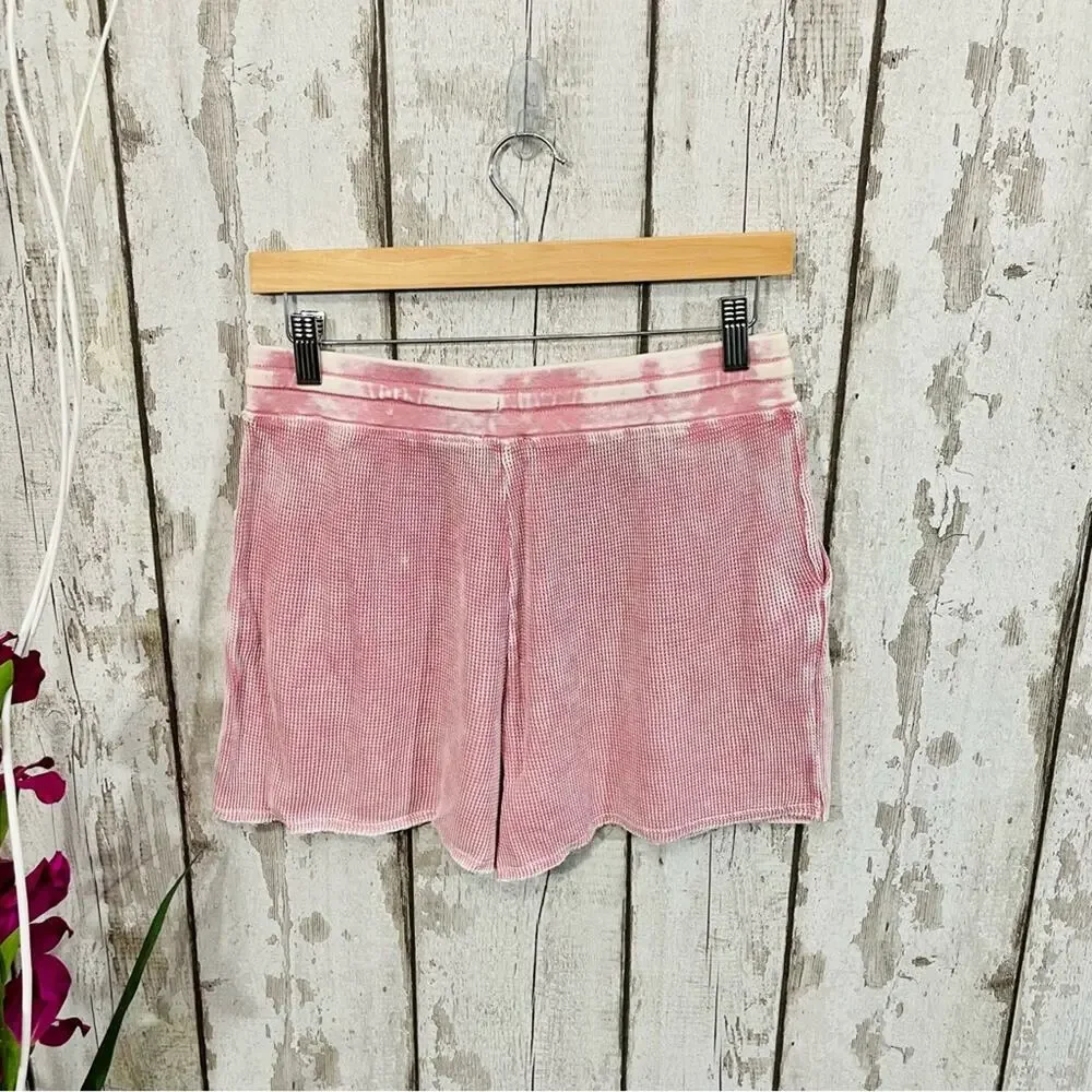 Splendid - NWT Mineral Wash Waffle Knit Shorts - Picture 6 of 8